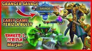 Terizla versus 2 in the Top Lane | Granger Savage Moment - Mobile Legends - MLBB