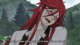 Grell taking photos of Sebastian