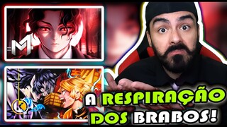 REACT - Muzan - Impronunciável / Zenitsu Vs Kaigaku (Kimetsu No Yaiba) - Luz & Escuridão