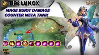 LUNOX - MAGE COUNTER META TANK MOBILE LEGENDS