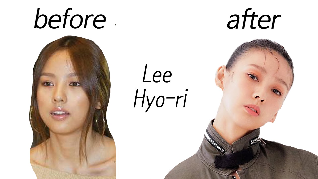 Lee Hyo-ri before and after - BiliBili