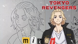 menggambar mikey dari anime tokyo revengers