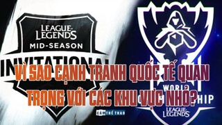 VÌ SAO CẠNH TRANH QUỐC TẾ TRONG LMHT QUAN TRỌNG VỚI CÁC KHU VỰC NHỎ?