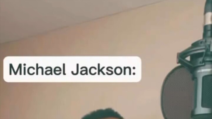 michael jackson in the studio for the first time😁