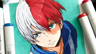 วาด SHOTO TODOROKI - The Hero Academy