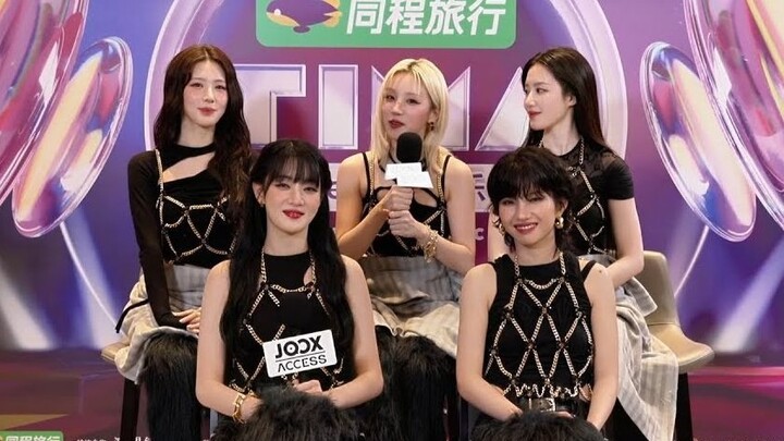 【i-dle】مقابلة صغيرة مع تيما من الكواليس | مقابلة حصرية على JOOX باللغة الصينية