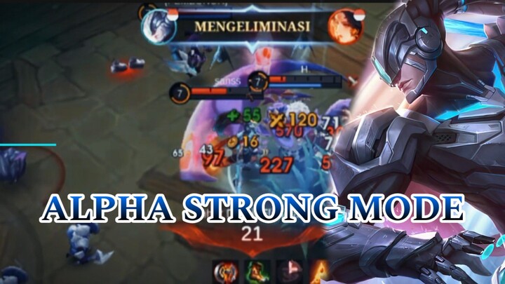ALPHA STRONG MODE