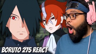 SASUKE VAI ATRÁS DO CODE! EU SURTEI DEMAIS! BORUTO Episódio 275 REACT