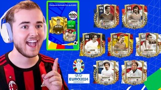 🟡🔴⚫CHEGOU A EUROCOPA🔴⚪🔵TESTEI OS NOVOS PACKS NO FC MOBILE 24 DA EURO