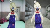 Ice Scream 7 Official Jumpscare Vs Ice Scream 7 Fangame Jumpscare