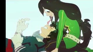 Tsuyu x Deku, I walk the line