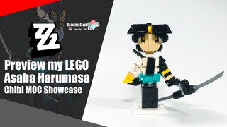 Preview my LEGO Zenless Zone Zero Asaba Harumasa Chibi | Somchai Ud