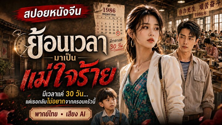 สปอยซีรีส์จีน | สาวยุคใหม่ย้อนเวลาไปปี 1986 มีเวลาแค่ 30 วัน แต่ดันตกหลุมรักสามีและลูกในโลกอดีต