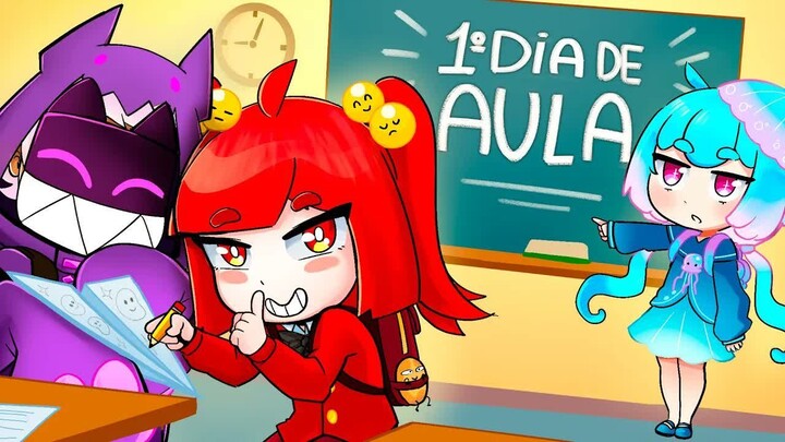 Nosso PRIMEIRO dia de AULA!
