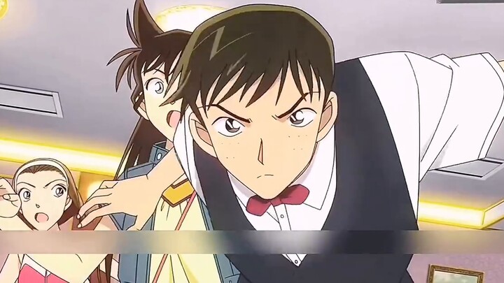 The moment of transformation is so handsome# Detective Conan # Kudo Shinichi # Haibara Ai # Kaito Ki