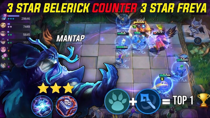 INDO META 3 STAR BELERICK COUNTER 3 STAR FREYA MAGIC CHESS