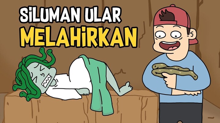 SALAH AMBIL ANAK!! Siluman ULAR MELAHIRKAN Ft. @YouKuper  Kartun Acing Lucu  Fun