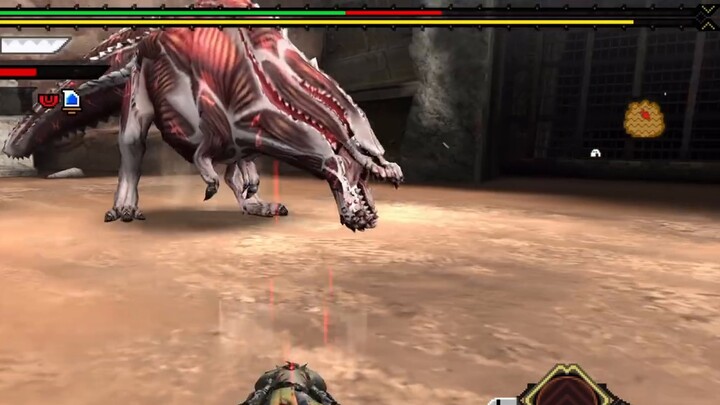 การแสดงผลพื้นผิว Attack on Titan × Tyrannosaurus Rex