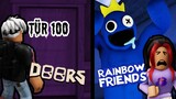 10 MINUTEN CHALLENGE mit Rainbow Friends VS. Roblox Doors! Wo kommt man weiter?