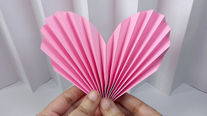 Accordion Paper Heart ❤️ | Easy Origami Heart Tutorial | Paper DIY