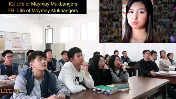CHINESE STUDENTS REACT FILIPINO ACTRESS AND ACTOR GLOW UP