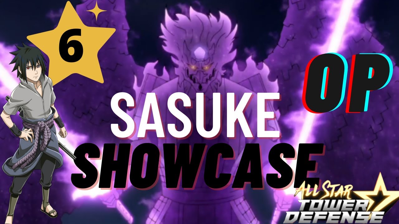 SASUKE 6 ESTRELAS É BONECÃO APELÃO na ATUALIZAÇÃO do ALL STAR TOWER DEFENSE  !!! 