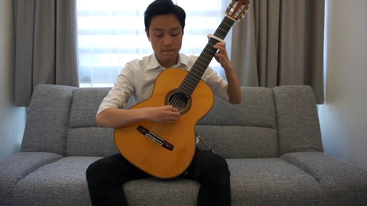 เรียบง่ายและดี ทำบุญมหัศจรรย์Always With Me - Joe Hisaishi | [Classical Guitar] Han Haonan