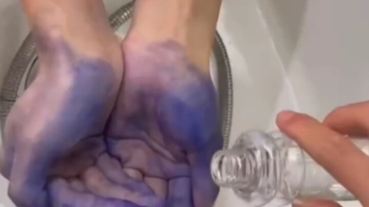 Looks like it’s been washed, but maybe not?