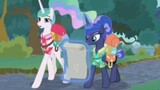 MLP removes the identity of the princess and they are also pony sisters