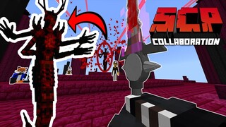 Scarlet King BOSS BATTLE in Minecraft PE/BE | SCP: Collaboration Add-On