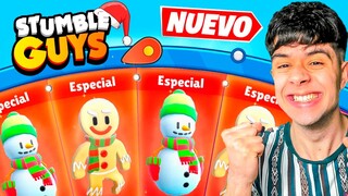 Gané las SKINS de la Nueva ACTUALIZACIÓN de NAVIDAD 😍❄ STUMBLE GUYS