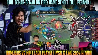 UDIL IS ON FIRE🔥🔥 GAME SENGIT! HOMEBOIS VS NIP FLASH GAME 3 PLAYOFF MSC 2024