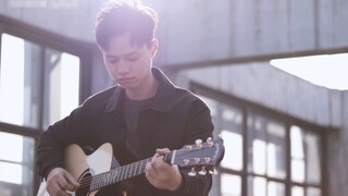 Tantang gaya jari tingkat lanjut! "Fight" Oshio Kotaro-pertunjukan penampilan gitar fingerstyle-Dash