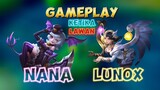 GAMEPLAY NANA KETIKA LAWAN LUNOX 🙌✍️ #contentcreatormlbb #wiamungtzy #gameplay #nana