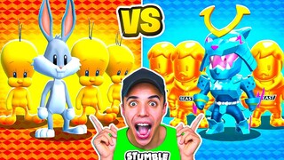SKINS *LOONEY TUNES vs MRBEAST* BATALLA FINAL en STUMBLE GUYS… 😨