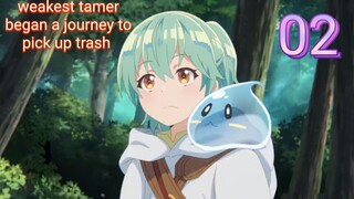 Weakest tamer began a journey to pick up trash Episode 2 hindi | Anime Wala