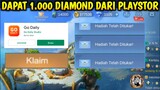 KLAIM 1000 DIAMOND | CARA DAPATKAN DIAMOND APK DI PLAYSTORE MOBILE LEGEND ML