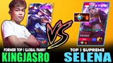 KINGJASRO NAKA TAPAT NANG TOP 1 SUPREME SA RANK! ~ MOBILE LEGENDS