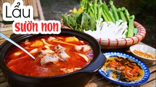 CÔ BA MIỀN TÂY ✅ LẨU SƯỜN NON CHUA CAY