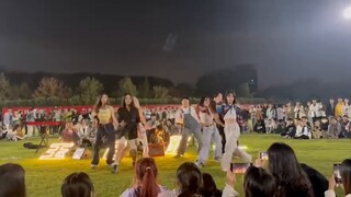 ธนาคารสนามเด็กเล่นของมหาวิทยาลัยเจ้อเจียง! xg-new dance สุดมันส์และโรดโชว์ก็สนุกมาก!