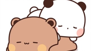 Satu atau dua Bubu kecil yang lucu (sofa)