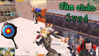 PUBG Mobile - Bộ Bim lập kỷ lục PUBG Mobile khi Cầm chảo Solo Squad đập chết 1 team 4 thành công