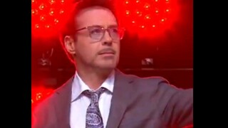 When the Avengers put on their suits, they were all superstars, only Robert Downey was still Tony St