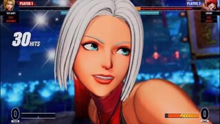 KOF15　チャンピオン　ブルーマリーvsシェルミー　５Hit６割コンボvs３１Hit７割コンボ