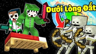 MINECRAFT BEDWARS, DƯỚI LÒNG ĐẤT THU THẬP LINH HỒN ĐỔI KIẾM HACKER TROLL NOOB TEAM