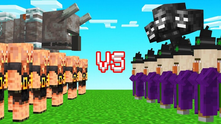 Fighting My FRIENDS With A MOB ARMY! (Minecraft)