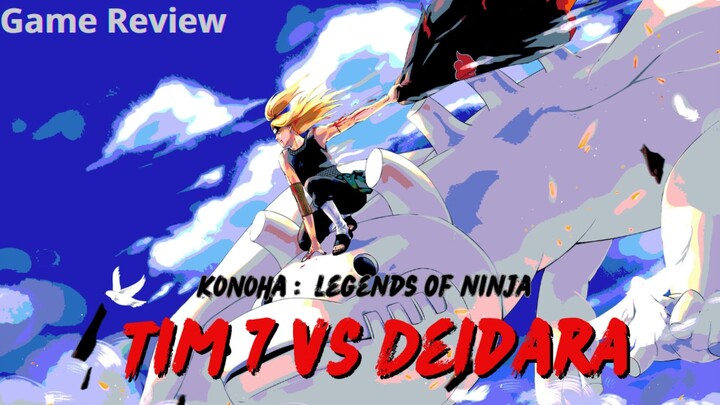 Tim 7 Vs Deidara || Konoha Legends