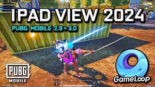 มุมมอง iPad View 2024 🔥 พับจีโมบาย PUBG MOBILE 3.0 + 2.9 PC Emulator Gameloop 90 FPS (1440p)