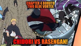 Review Ch. 4 Boruto - Chidori Sasuke Tsumeaka Vs Rasengan Boruto - Sasuke Terjebak Di Pohon Shinju!