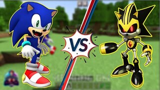Sonic vs Robot In Minecraft Mob Battle Mod - Mods - Minecraft
